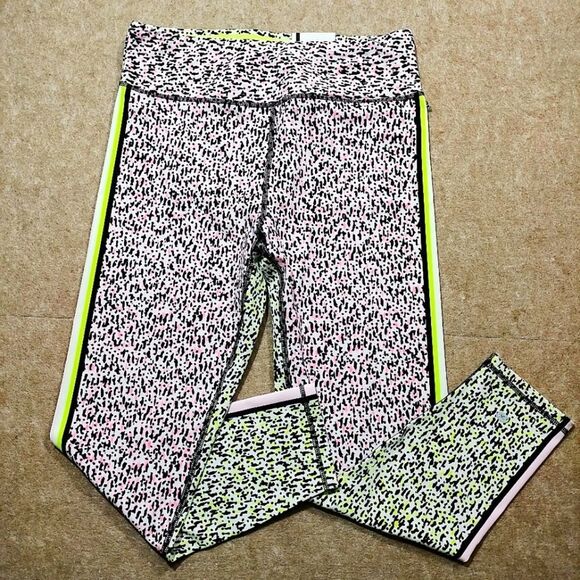 Dkny High Waist Confetti Print Leggings -B - Picture 1 of 7